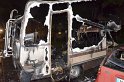 Auto 1 Wohnmobil ausgebrannt Koeln Gremberg Kannebaeckerstr P5439
